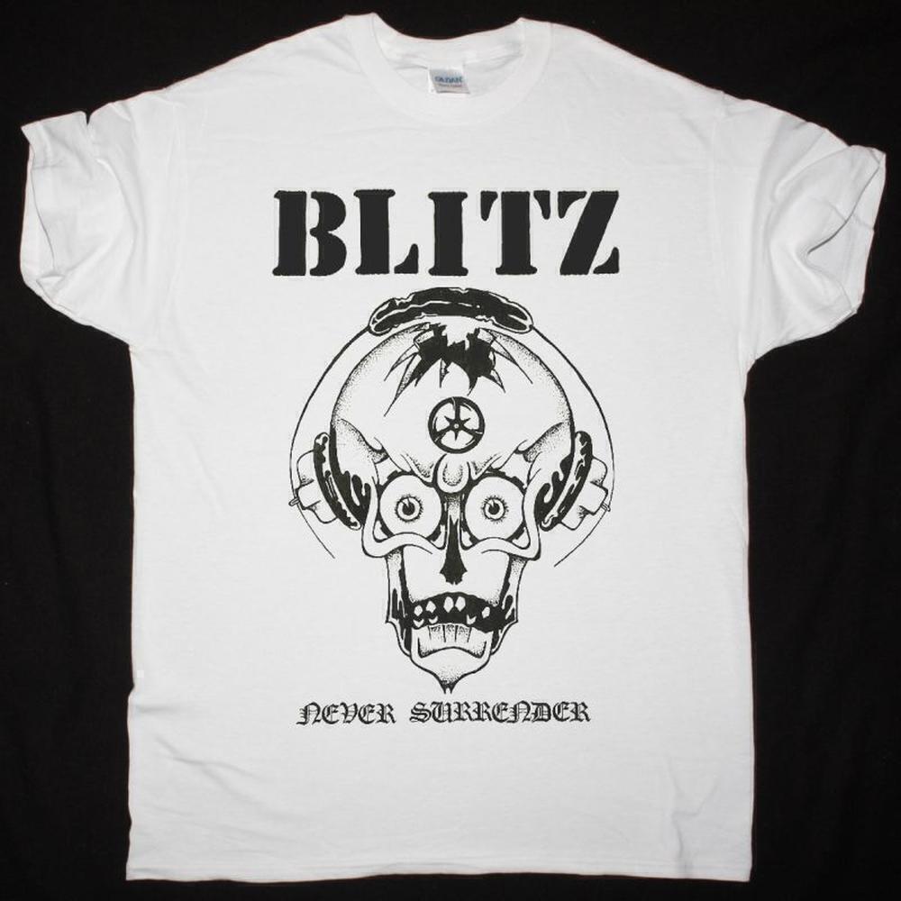 Blitz Never Surrender New White Unisex T Shirt